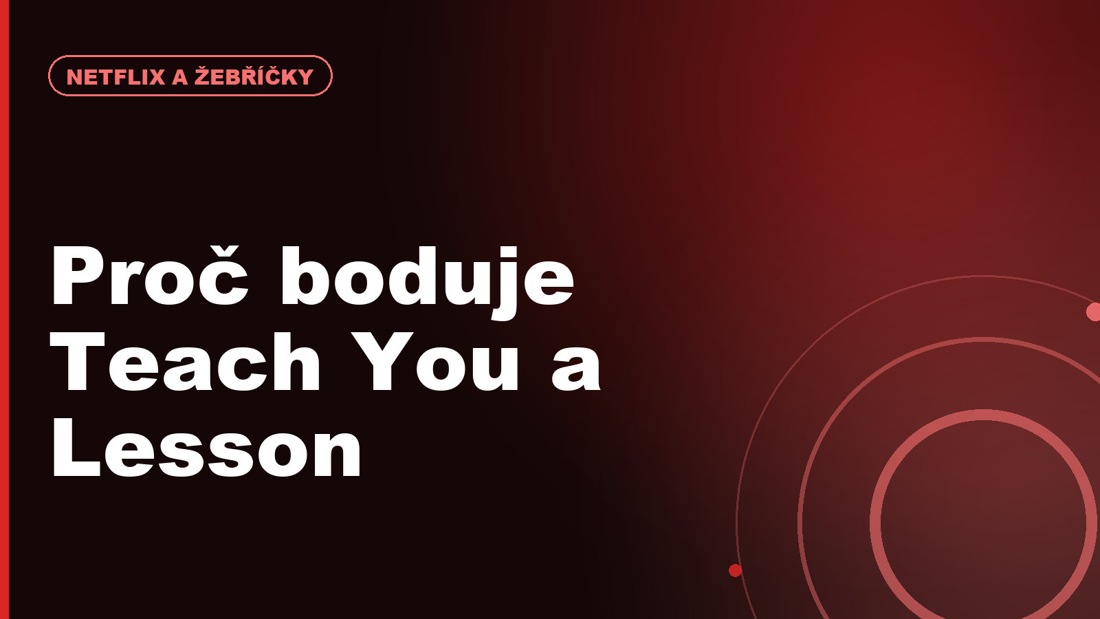 Teach You a Lesson: proč korejské školní drama boduje v českém žebříčku